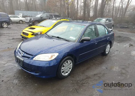 2004 Honda Civic Lx from USA, damaged, VIN 2HGES16544H607627